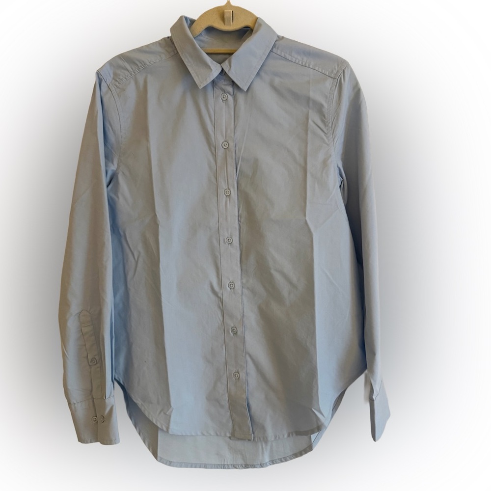A New Day Light Blue Button-Down
